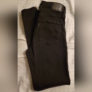Levi's black denim jeans